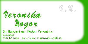veronika mogor business card