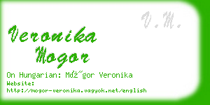 veronika mogor business card